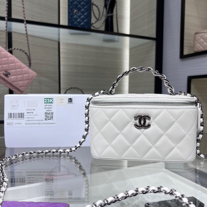 Ch*el cosmetic bags